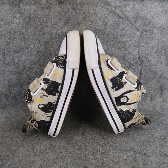 Converse Shoes Infant 8 Sneakers Chuck Taylor All Star Easy On Animal Print Kids - Picture 9 of 13